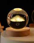 3D Night Crystal Ball