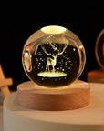 3D Night Crystal Ball