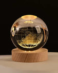 3D Night Crystal Ball