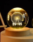 3D Night Crystal Ball