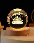 3D Night Crystal Ball