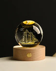 3D Night Crystal Ball