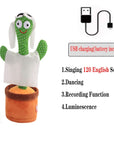 Dancing Singing Cactus Plush Toy