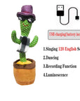 Dancing Singing Cactus Plush Toy