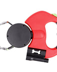 Auto Retractable Dual Dog leash