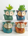 Fox Style Succulent Pot