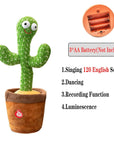 Dancing Singing Cactus Plush Toy