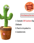 Dancing Singing Cactus Plush Toy