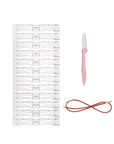 12Pcs/set Reusable Eyebrow Stencils & Drawing Guide