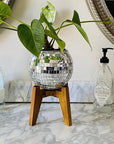 Disco Ball Hanging Vase