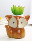 Fox Style Succulent Pot