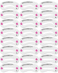 12Pcs/set Reusable Eyebrow Stencils & Drawing Guide