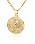 Astrological Sign Coin Necklace