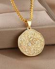 Astrological Sign Coin Necklace