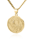 Astrological Sign Coin Necklace