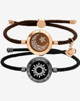 Sun & Moon Touch Bracelets with Milan Rope