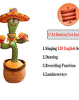 Dancing Singing Cactus Plush Toy