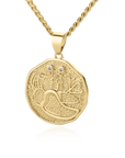 Astrological Sign Coin Necklace