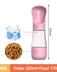 2 in 1 Pet Water Bottle