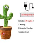 Dancing Singing Cactus Plush Toy