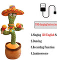 Dancing Singing Cactus Plush Toy