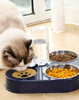 3 in 1 Pet Food Bowl with Automatic Water dispenser