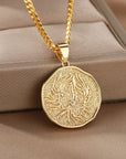 Astrological Sign Coin Necklace