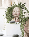Girl's Face Flower Pot