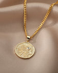 Astrological Sign Coin Necklace