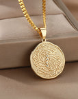 Astrological Sign Coin Necklace