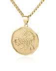 Astrological Sign Coin Necklace