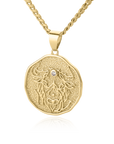 Astrological Sign Coin Necklace