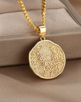 Astrological Sign Coin Necklace