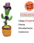 Dancing Singing Cactus Plush Toy