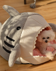 Enclosed Shark Cat Bed